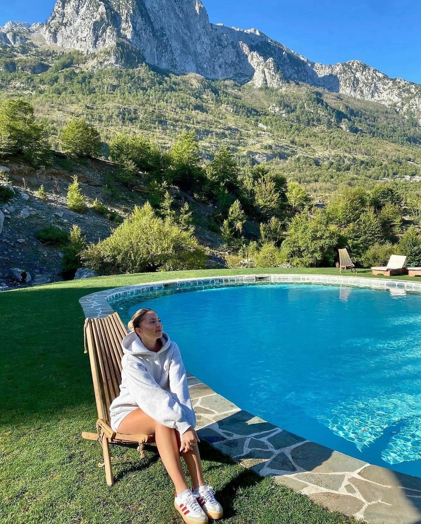 Pool and bathing experience at North Alpine Villas