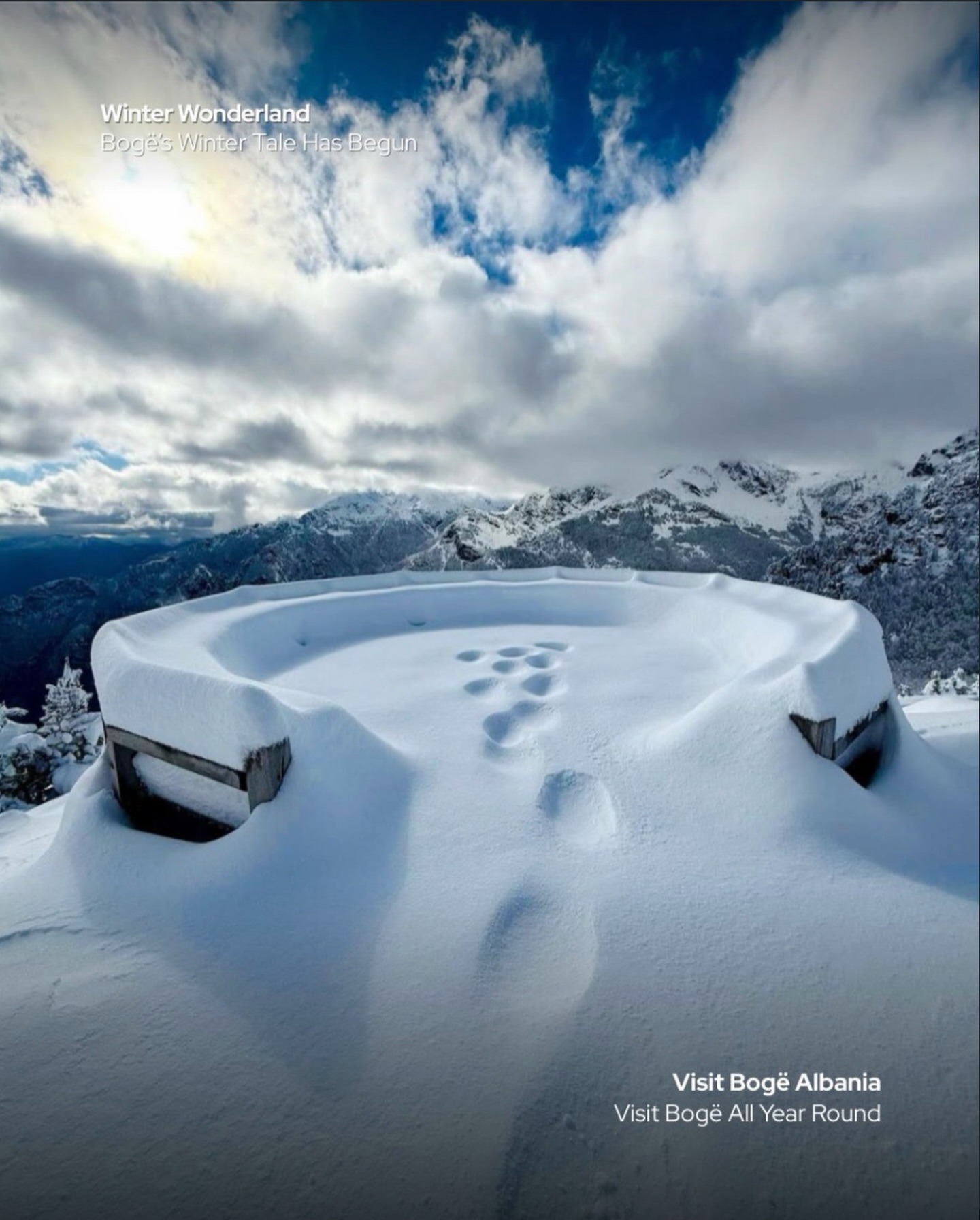 Pool and bathing experience at North Alpine Villas