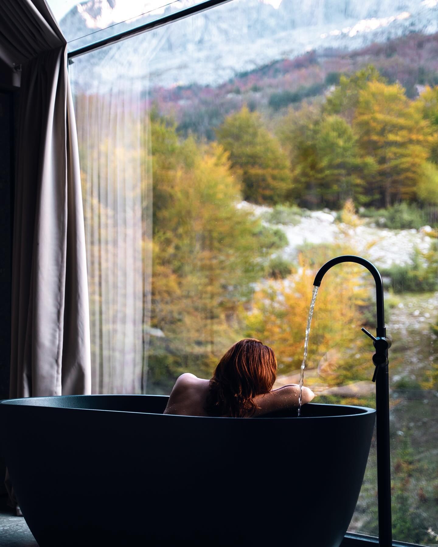 Pool and bathing experience at North Alpine Villas