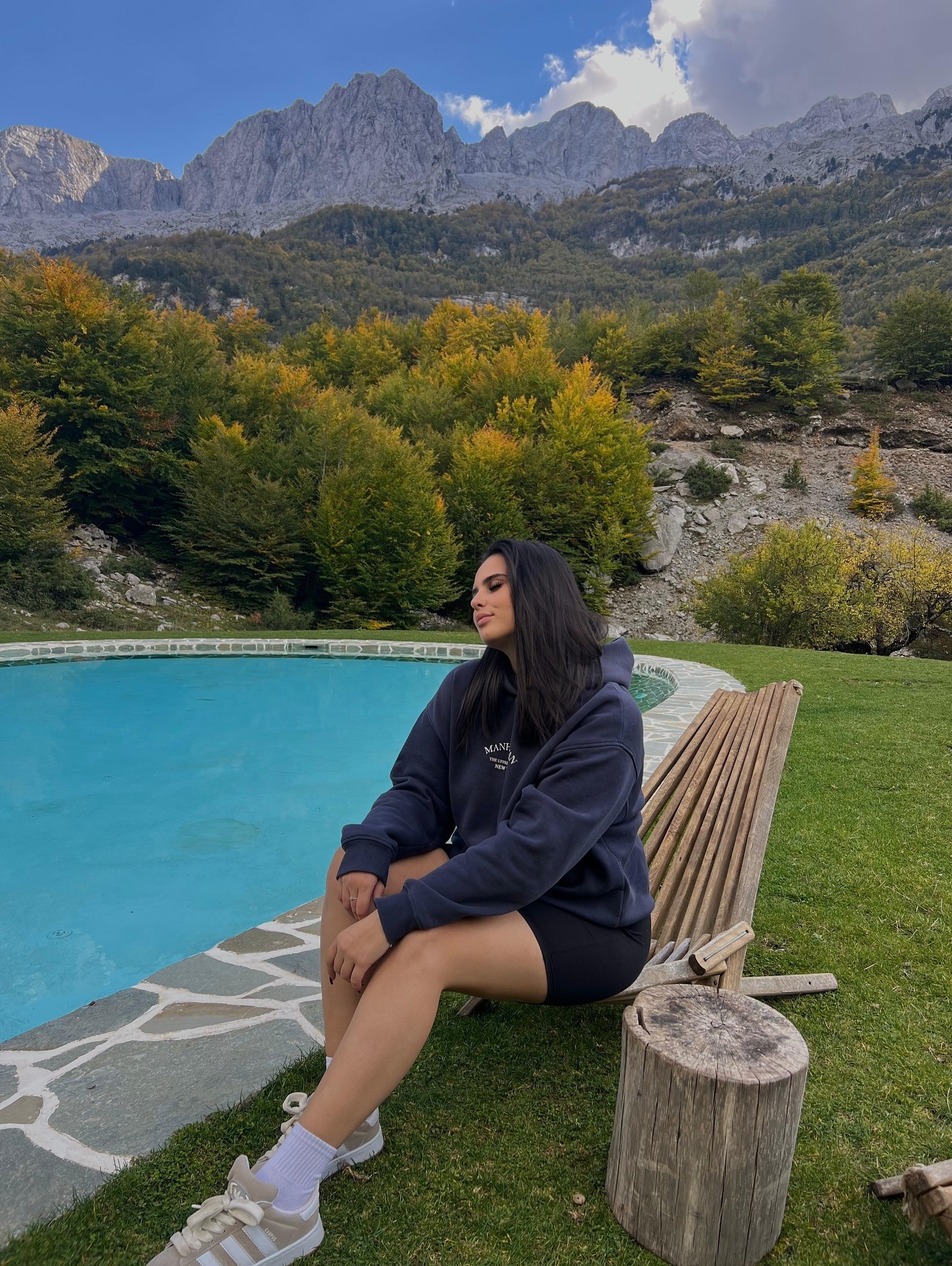 Pool and bathing experience at North Alpine Villas