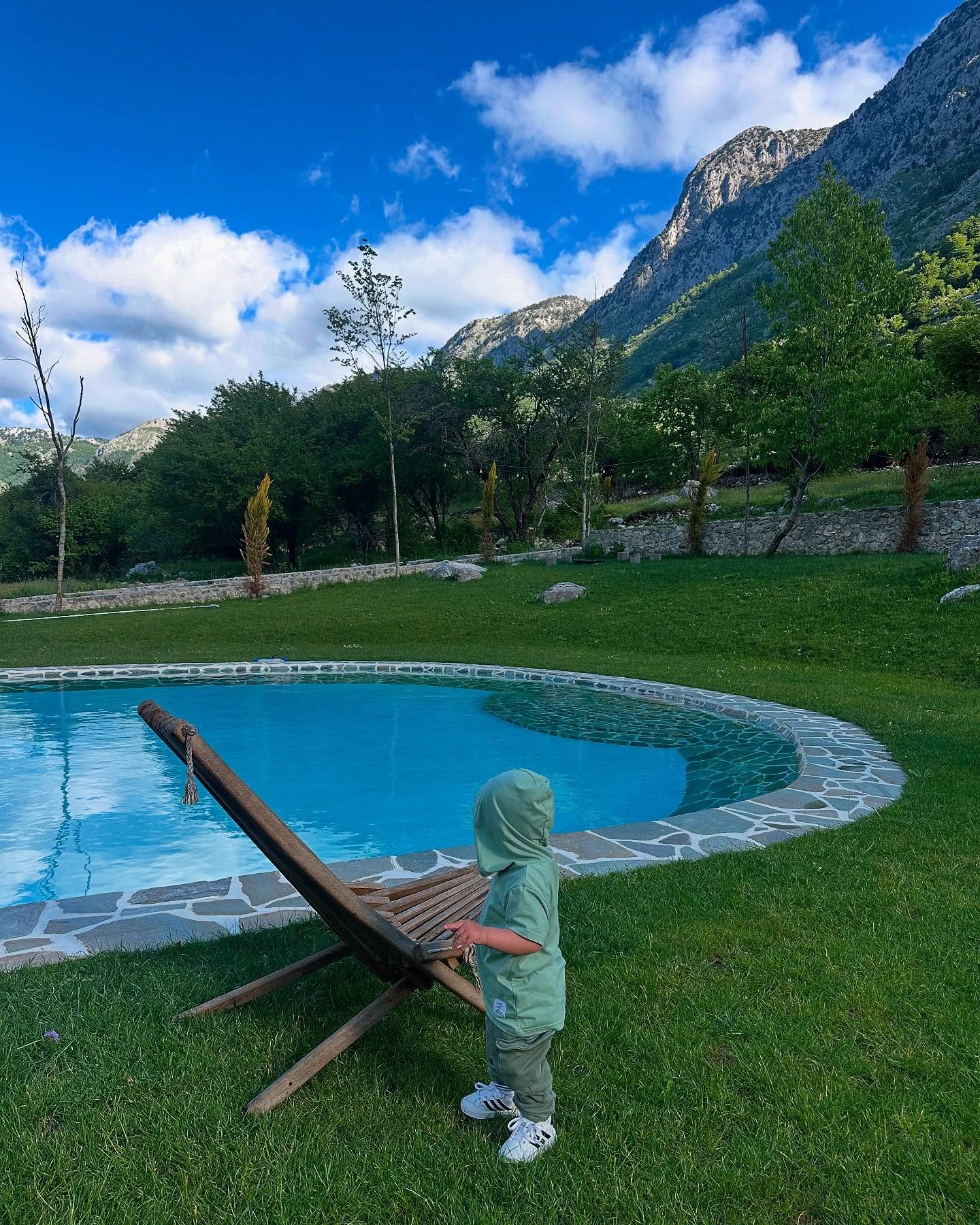 Pool and bathing experience at North Alpine Villas