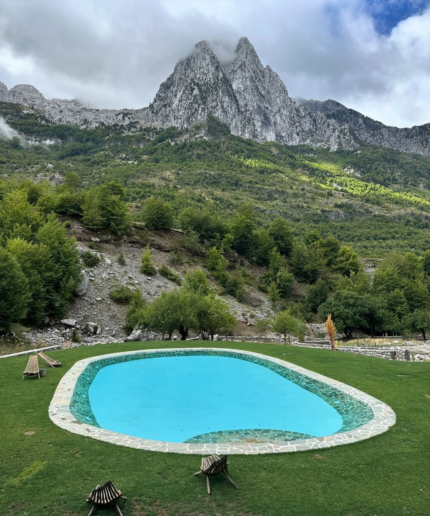Pool and bathing experience at North Alpine Villas