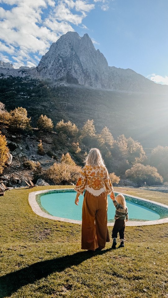 Pool and bathing experience at North Alpine Villas