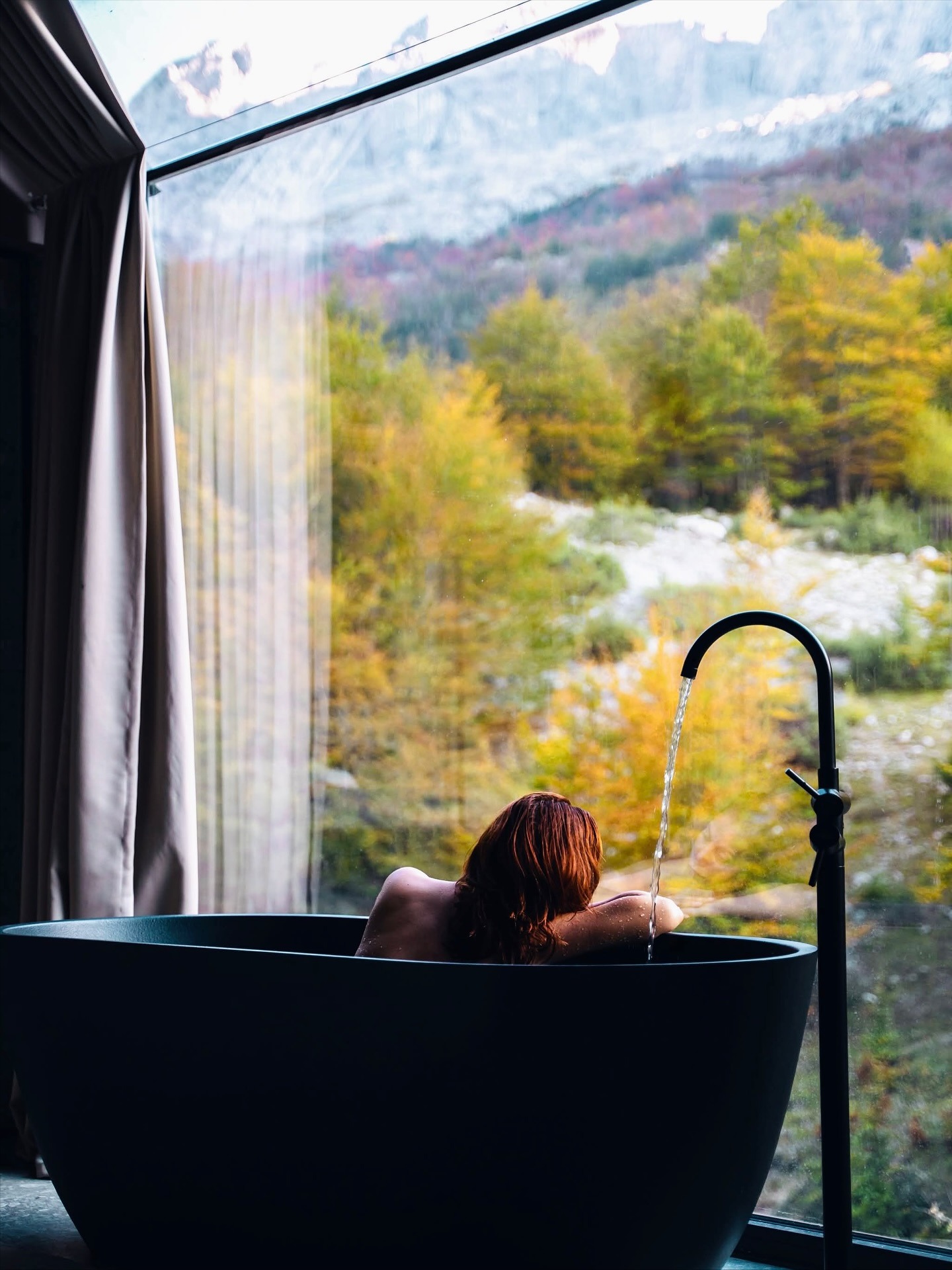 Pool and bathing experience at North Alpine Villas
